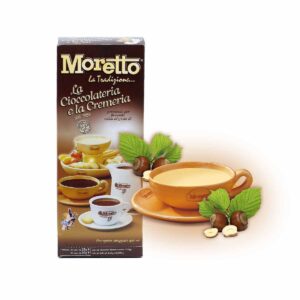 Ciocolata Moretto Alba cu Alune 50plic-set