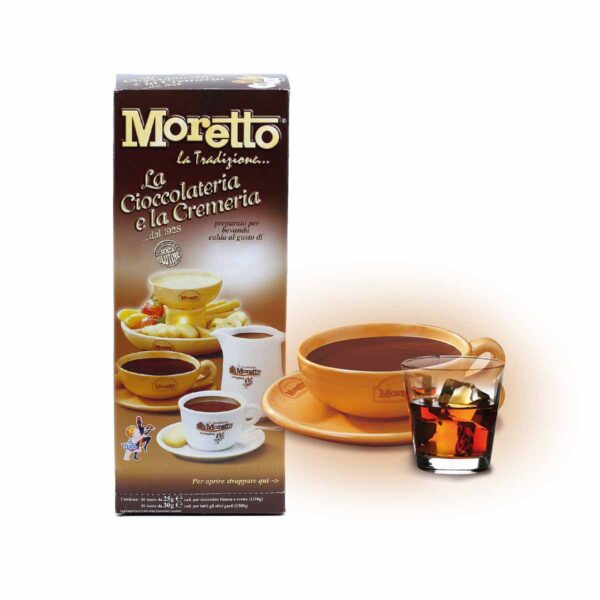 Moretto Rom chocolate 50 sachets-set