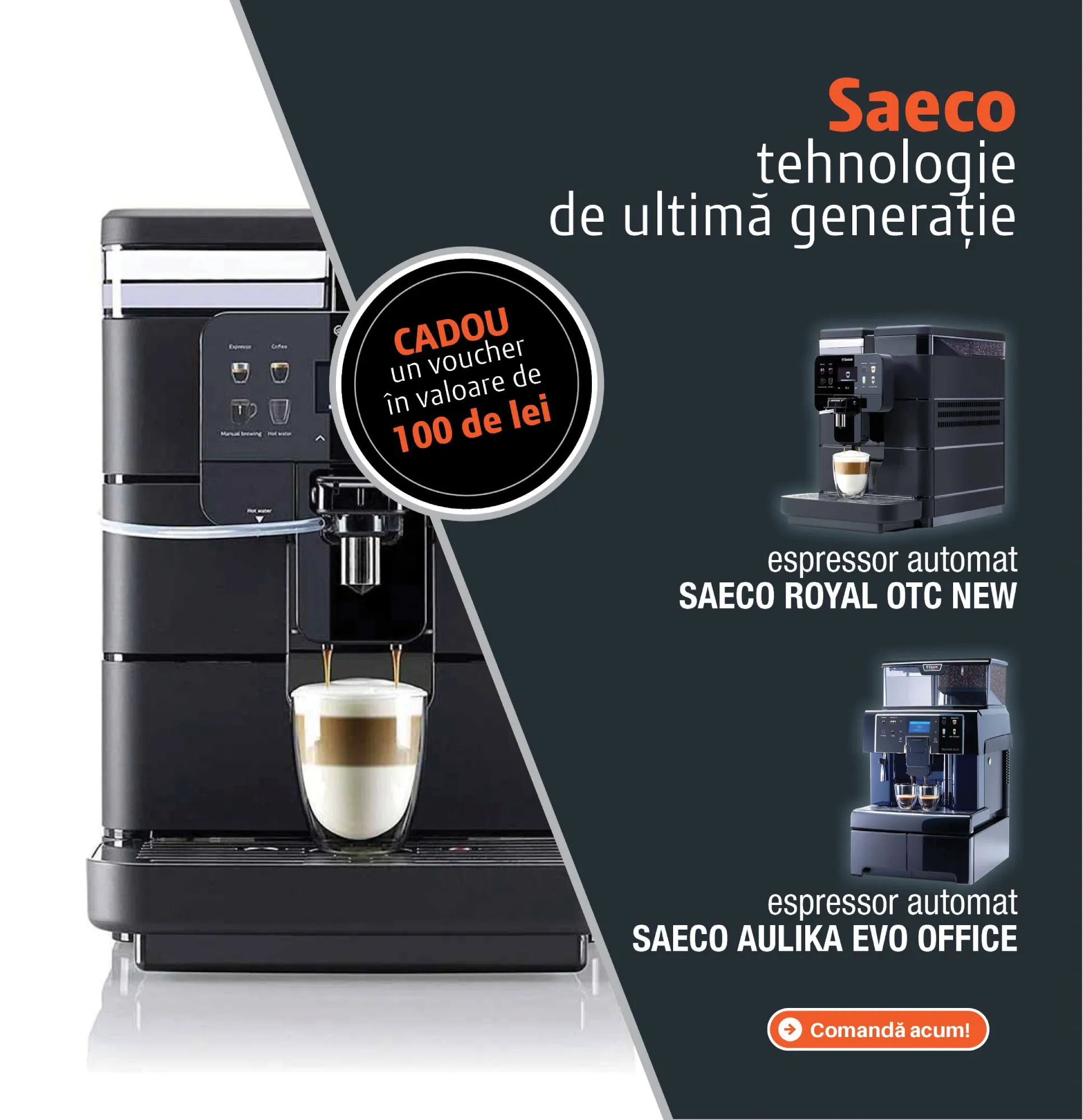 Saeco Aulika-Royal Aster Premium espresso machines